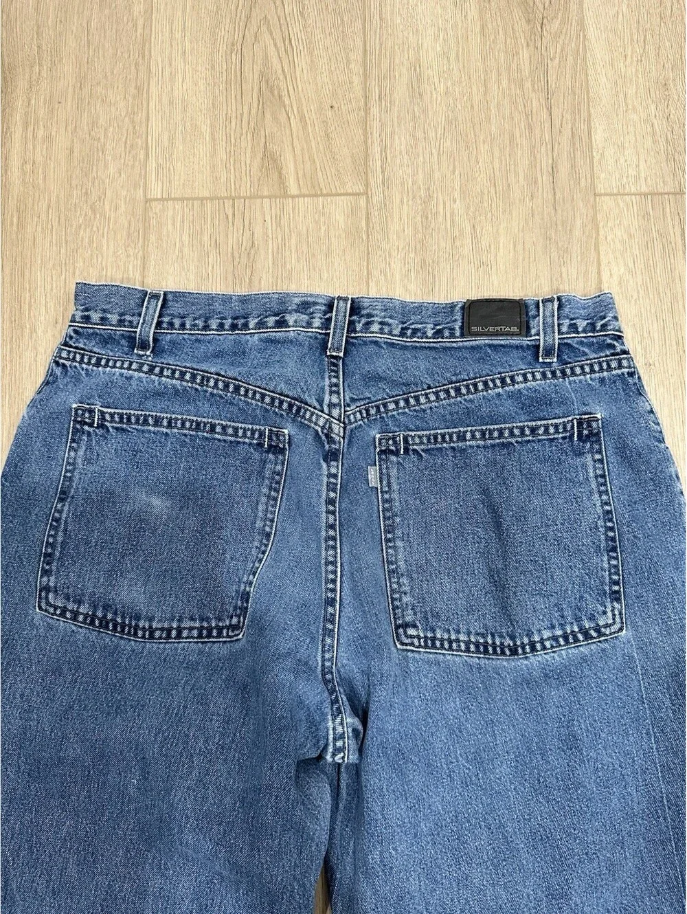 Vintage 90s Y2K Levi's Silvertab Baggy Loose Denim Jeans Men's Size 36x30.